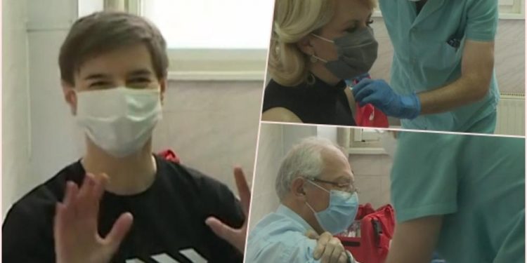 PREMIJERKA ANA, DARIJA I KON PRVI PRIMILI VAKCINE: Pogledajte kako je to izgledalo! Ovo je početak kraja pandemije korone (VIDEO)
