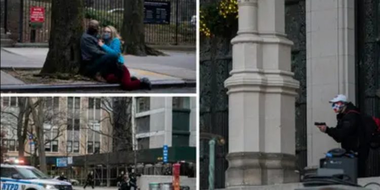 Pucao usred nastupa zbora, ljudi se skrivali iza stabala, policija teško ranila napadača