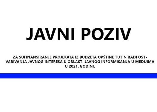 JAVNI POZIV