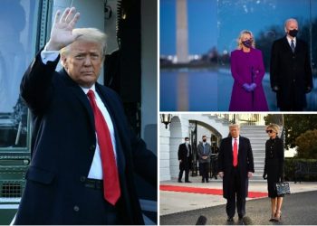 ISTORIJSKI DAN U SAD! Tramp i Melanija napustili Belu kuću: Nadam se da ovo nije zbogom na duže vreme (VIDEO)