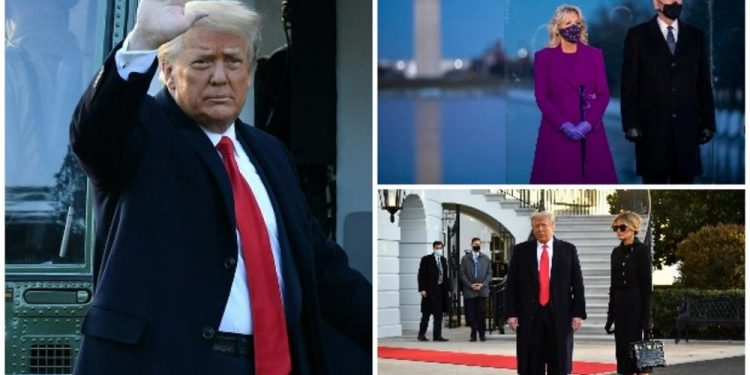 ISTORIJSKI DAN U SAD! Tramp i Melanija napustili Belu kuću: Nadam se da ovo nije zbogom na duže vreme (VIDEO)