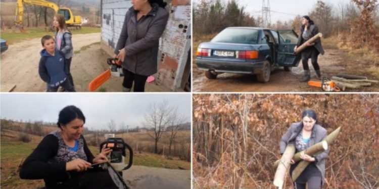 (VIDEO) Da srce pukne: Kako bi prehranila troje djece, mama Sanela motorkom zarađuje za život