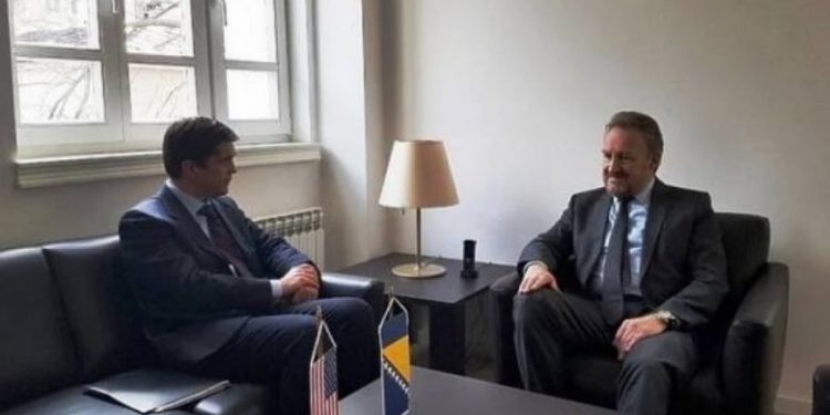 NELSON S IZETBEGOVIĆEM: Evo o čemu su razgovarali ambasador SAD-a u BiH i predsjednik SDA
