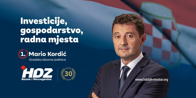 Mario Kordić iz HDZ-a je novi gradonačelnik Mostara!