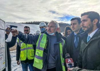 Ministar građevinarstva, saobraćaja i infostrukture, obišao je danas radove na putu Novi Pazar – Tutin