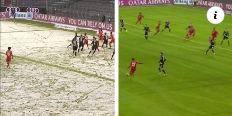 Vidite li razliku? Nijemci u čudu šta je Bayern uradio sa terenom na poluvremenu