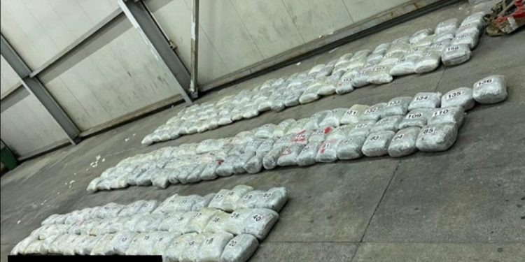 Podgorica: U hladnjači pronađeno 220 kg droge, vozač pobjegao (VIDEO)