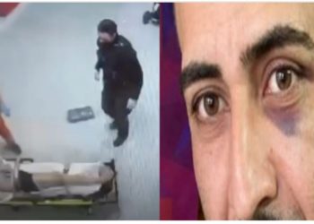 /VIDEO/ Njemačka: Bolničar Brutalno Udara Svezanog Sirijca Dok Policajci Samo Gledaju