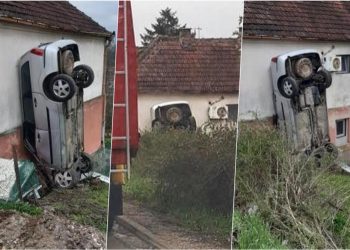 Automobil SLETEO s puta i ZAKUCAO SE U KUĆU
