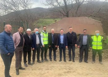 Biševac,Hot i Buhić obišli radove na putu Novi Pazar – Tutin