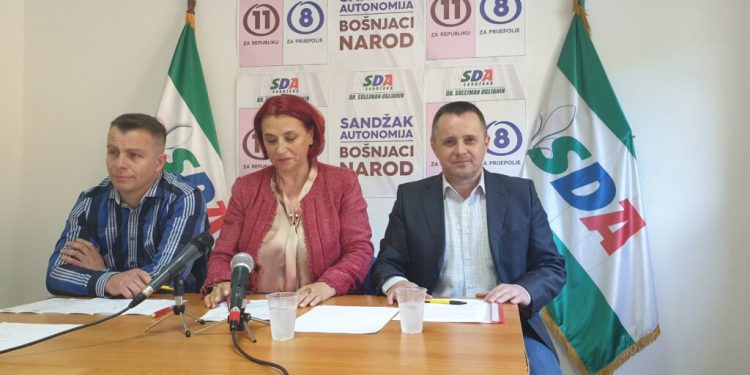 SDA SANDŽAKA NEĆE UČESTVOVATI U RADU SKUPŠTINE ZAKAZANE ZA PONEDELJAK