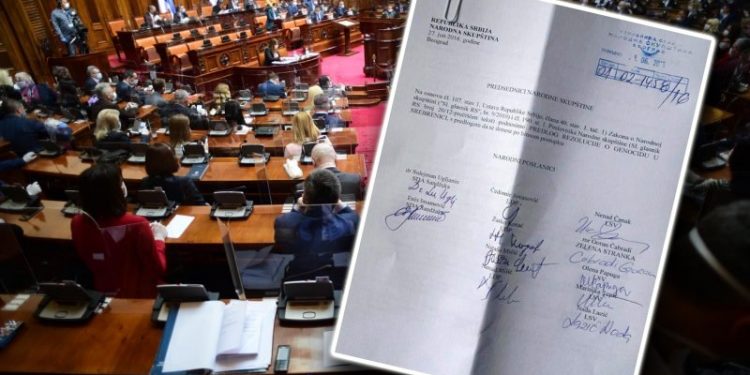 Podnešen predlog rezolucije o genocidu u Srebrenici, s predlogom da se donese po hitnom postupku