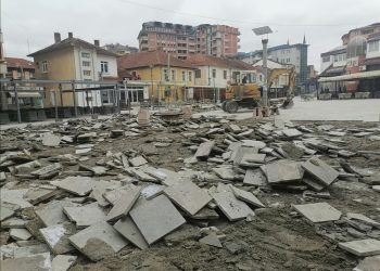 (VIDEO) Nastavljena rekonstrukcija trga Šemsudina Kučevića