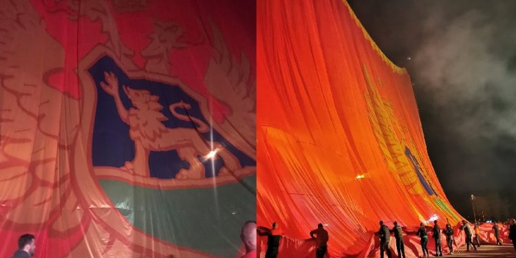 (VIDEO) Podignuta najveća zastava
