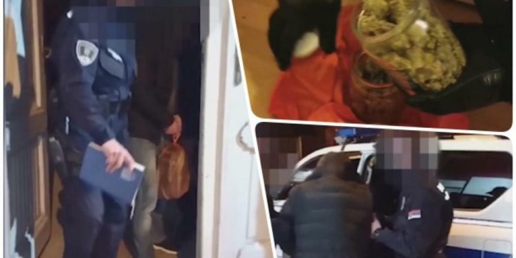 3 NOĆNE AKCIJE BG POLICIJE Zaplenjen arsenal na Čukarici, 2,5 kg kokaina u Sopotu, heroin na Paliluli DROGU KRILI U ROLETNI!