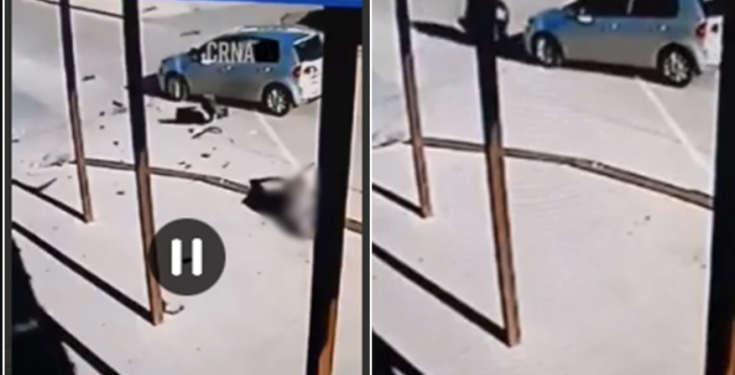 (VIDEO) SNIMAK STRAVIČNOG UDESA MOTORISTE SA AUTOMOBILOM U BOSNI