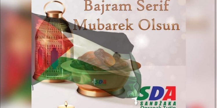 Bajram čestitao predsjednik Opštinskog ogranka SDA Tutin Mirfat Tahirović