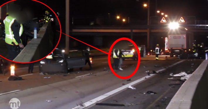 (VPDEO) Snimao saobraćajnu nesreću, zauvijek će zapamtiti lekciju njemačkih policajaca