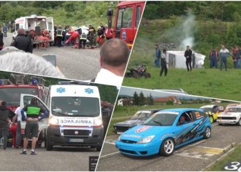 UZNEMIRUJUĆI SNIMAK POGIBIJE VOZAČA NA TRKAMA U KRALJEVU: VATROGASCI VADILI ŠEKULARCA IZ SMRSKANOG JUGE