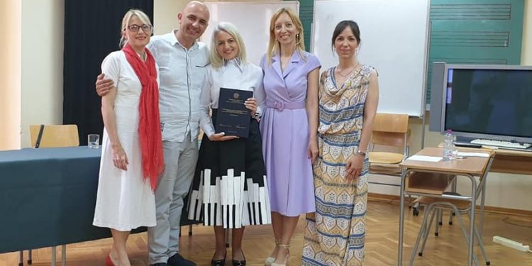 Tutin :Alma Trtovac Dedeić  prvi doktor nauka Akademije muzičkih umetnosti