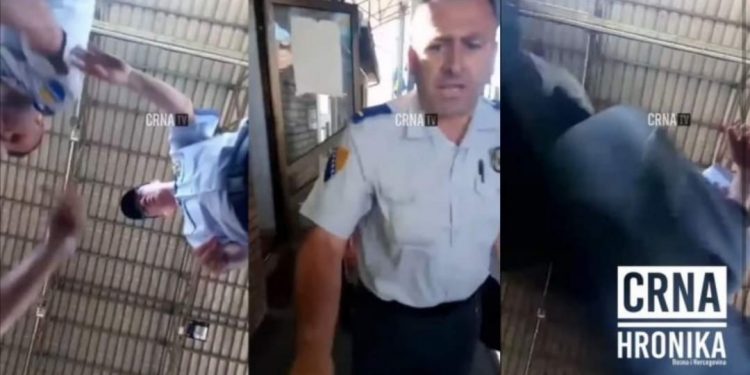 (VIDEO)Skandal na bh. granici: Policajac razbio telefon zbog testa na COVID!