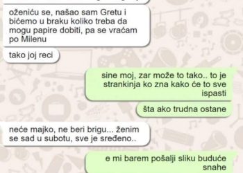 SIN MI JAVIO DA ĆE SE OŽENITI GRETOM IZ NJEMAČKE ZBOG PAPIRA, A Ovdje U Bosni Ima Djevojku: Kad Mi Je Poslao Sliku GRETE, SVE MI JE BILO JASNO, Nikad Se Od Nje Neće Razvesti