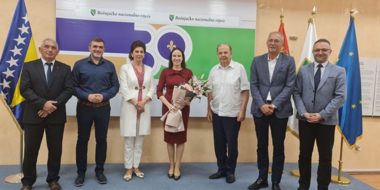 GRADONAČELNICA SARAJEVA U POSJETI BOŠNJAČKOM NACIONALNOM VIJEĆU