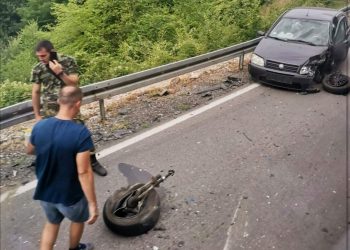 Udes na Ibarskoj u mestu Bojanići