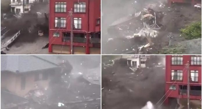 (VIDEO) STRAŠNO NEVRIJEME U JAPANU POKRENULO KLIZIŠTE: NESTALO OKO 20 LJUDI, UNIŠTENO NAJMANJE 10 KUĆA