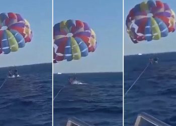 UZNEMIRUJUĆI SNIMAK: Ajkula ODGRIZLA paraglajderu stopalo