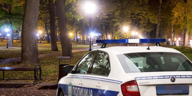 ŠOK NA BANOVOM BRDU: GO i sa pištoljem, trčao pored dece