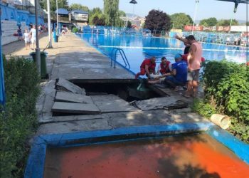 Kupač propao kroz betonsku ploču u Novom Pazaru