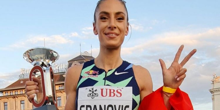 IVANA ŠPANOVIĆ POBEDNICA Dijamantske lige za 2021. godinu