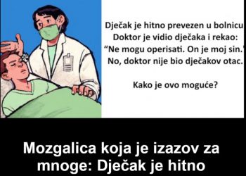 Mozgalica Koja Je Izazov Za Mnoge: Dječak Je Hitno Prevezen U Bolnicu…
