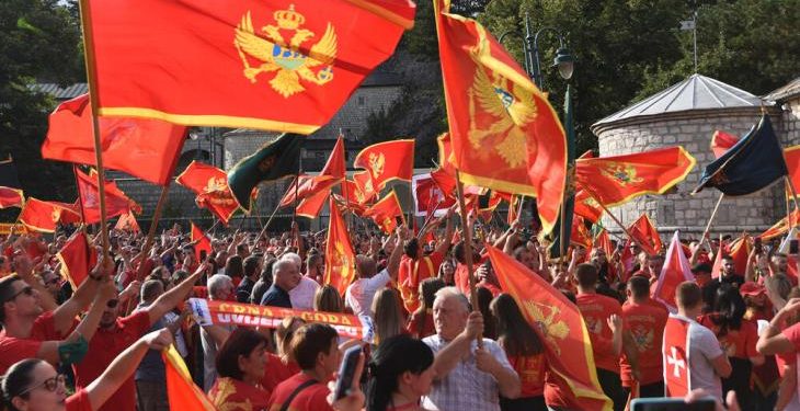 (VIDEO) ZAVRŠEN SKUP NA CETINJU: Odlučno NE fašizaciji CRNE GORE