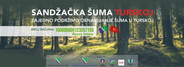 Sandžačka šuma Turskoj – poklon narodu Turske od naroda iz Sandžaka