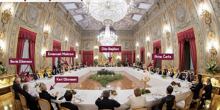 Da li raspored za najmoćnijm stolom na svetu ukazuje na loše diplomatske odnose