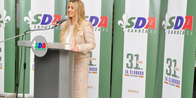 Selma Kučević predsjednica stranke SDA Sandžaka ogranak Tutin