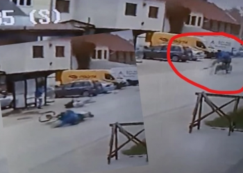 Objavljen jeziv snimak nesreće kod Čačka u kojoj motociklista, u PUNOJ BRZINI, naleće na ženu dok prelazi ulicu (UZNEMIRUJUĆI VIDEO)