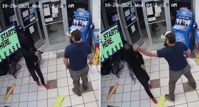 (VIDEO) NAORUŽANI PLJAČKAŠI UPALI U RADNJU, A TAMO NALETJELI NA AMERIČKOG MARINCA!