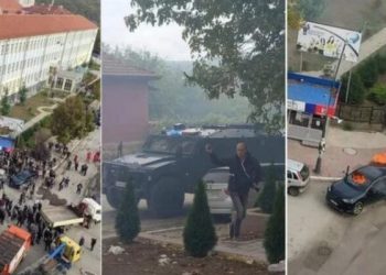 /VIDEO/ HAPŠENJE u vezi sa ŠVERCOM, jedna osoba RANJENA, specijalci u S.Mitrovici