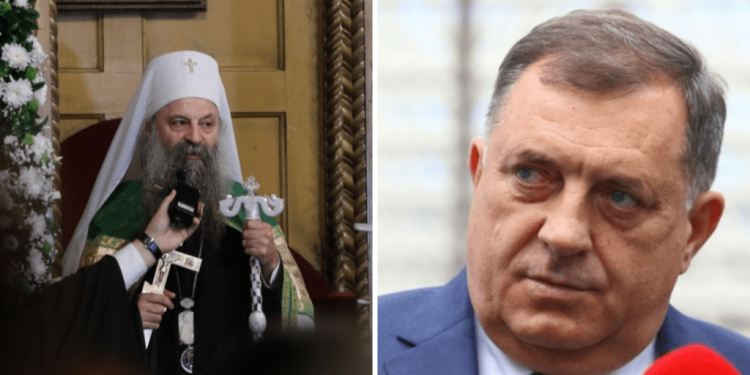 DODIK PLJUNUO NA SARAJEVO: ‘Ne želim tamo ni turistički!’ Porfirije mu začepio usta! (foto, video)