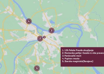MAPA Šta će sve biti blokirano danas