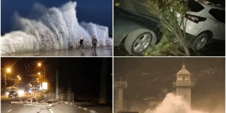 Haos u Rusiji! Uraganski vetar besni na Krimu: Bez struje skoro 60.000 ljudi, ima povređenih (FOTO/VIDEO)