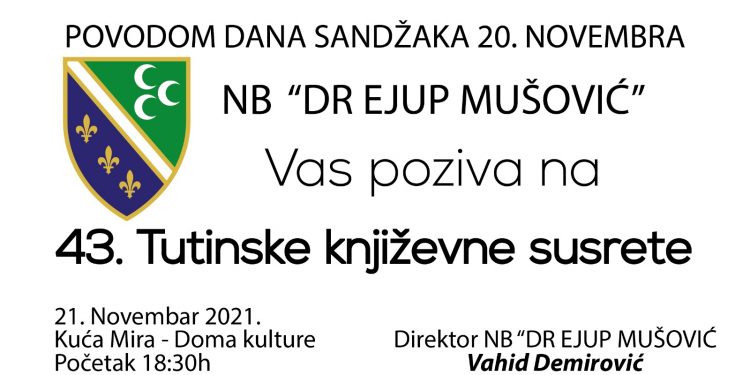 (VIDEO)U nedjelju će biti održani 43. Tutinski književni susreti