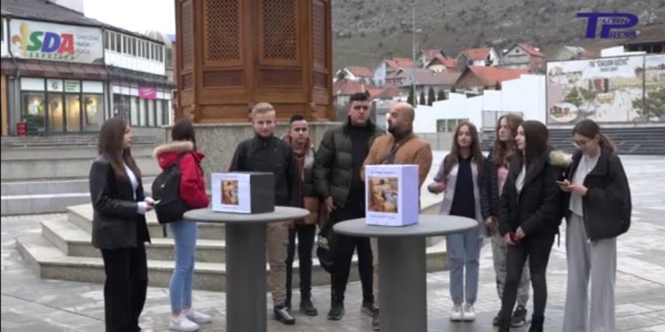 (VIDEO)Tutinski gimnazijalci prikupljaju pomoć za liječenje sugrađanke Semre Omerović.