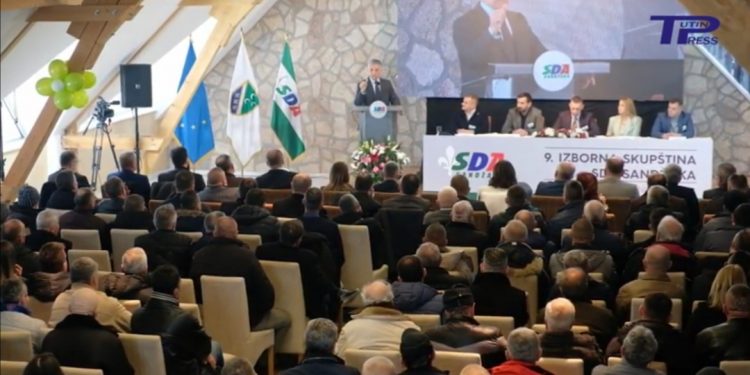 (VIDEO) SDA Sandžaka u Sjenici održala svoju 9-tu redovnu skupštinu.Ugljanin ponovo izabran za predsjednika