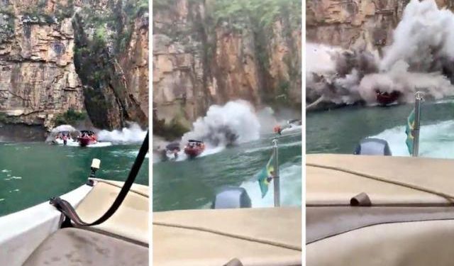 (VIDEO) HOROR SNIMAK: Stijena se obrušila na turiste, veliki broj smrtno stradalih…