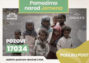 Jemen – humanitarna katastrofa! Jedan poziv, jedan obrok!