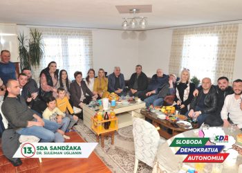 Jučer nakon MZ-Detane, kandidati za narodne poslanike SDA Sandžaka posjetili su i  Mjesni centr Štavicu